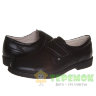 Туфли школьные Lucky choice 151-1-1 для мальчиков, классические, черные, кожаные, для подростков