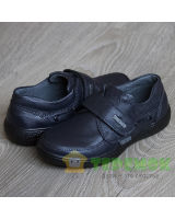 Школьные туфли Constanta 1033 для мальчиков, синие, кожаные, для подростков