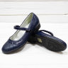 Туфли в школу Clibee Navy D358 для девочек, размер 35, цвет синий