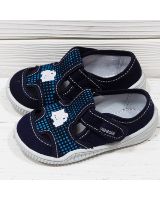 Текстильне взуття на липучці Viggami Adas maly Druk для хлопчика, колір синій
