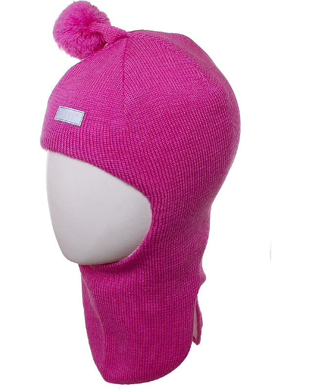 Шапка шлем для девочки Lenne Macle, размер 48, розового цвета, распродажа