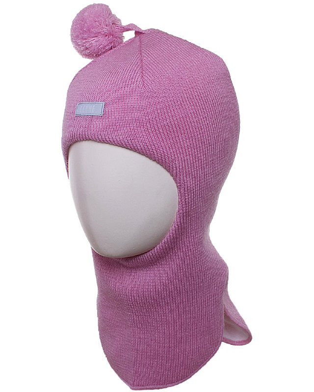 Шапка шлем для девочки Lenne Macle зимняя, 48-50 размеры, цвет нежно-розовый, распродажа