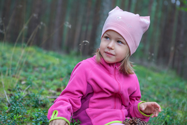 дитячі шапки для дівчаток весна