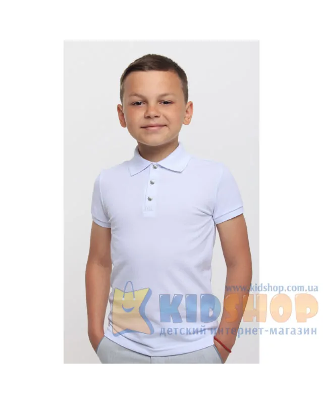 Футболка-поло Smil 114539 білий