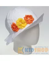 Панамка TuTu 3-001326 white-orange для девочек