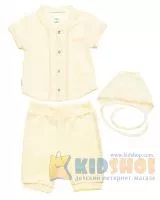 Комплект крестильный Smil 109947 кремовый