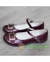 Туфли Котофей 632002-22 цвет бордо, кожаные