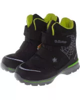 Термоботинки D.D.Step F651-706B черного цвета, принт паук