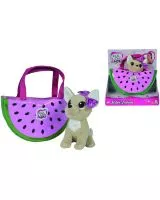 Игрушка щенок Чихуахуа Фруктовая мода Арбуз с сумочкой Chi Chi Love