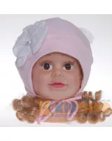 Шапка Pupill Koronka розовый