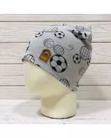 Шапка трикотажная Barbaras CB 127/C серого цвета