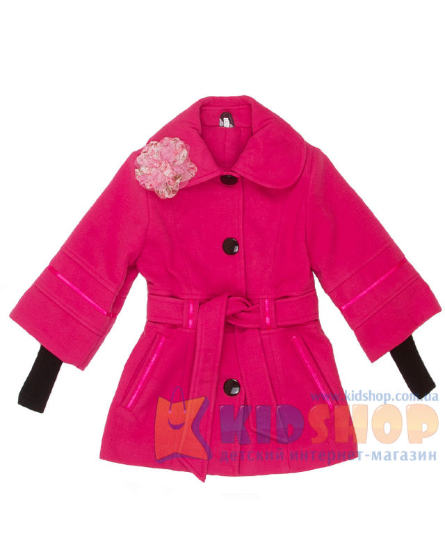 Пальто для дівчинки Капелюшок колір фуксія