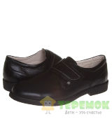 Туфли школьные Lucky choice 151-1-1 для мальчиков, классические, черные, кожаные, для подростков