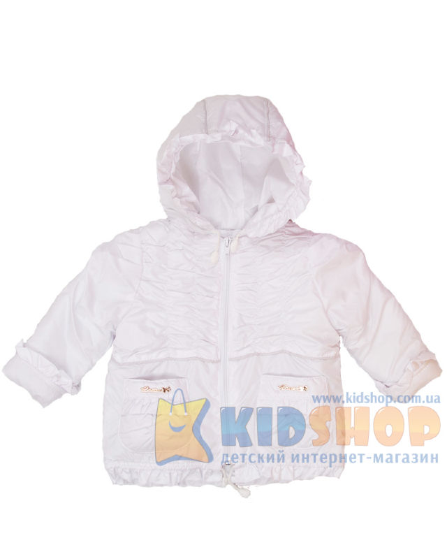 Куртка для малюків Nadin Оксанка білого кольору