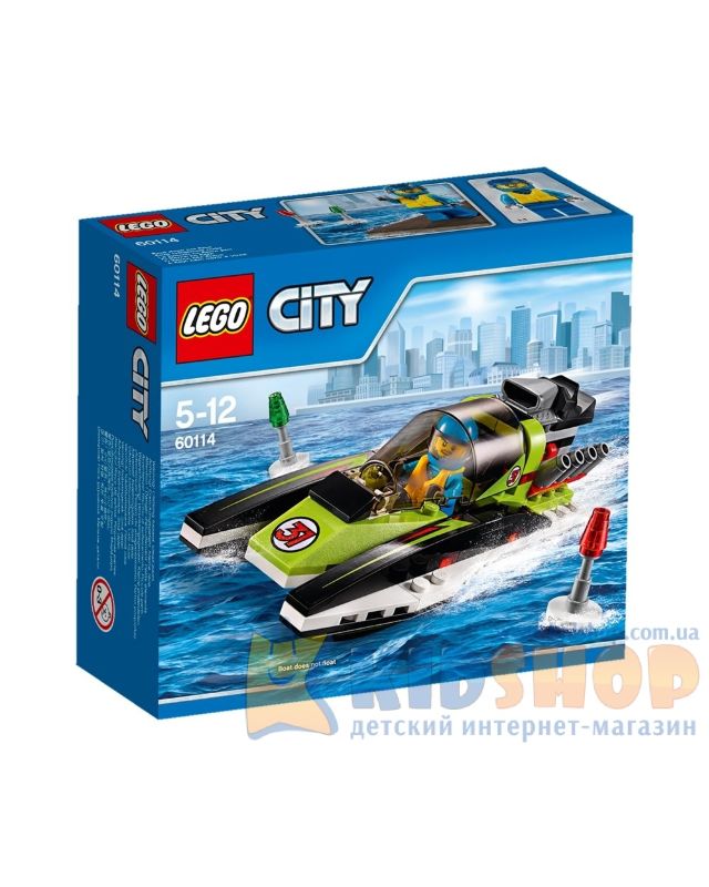 Конструктор Lego City Круті автомобілі Гоночний катер 60114