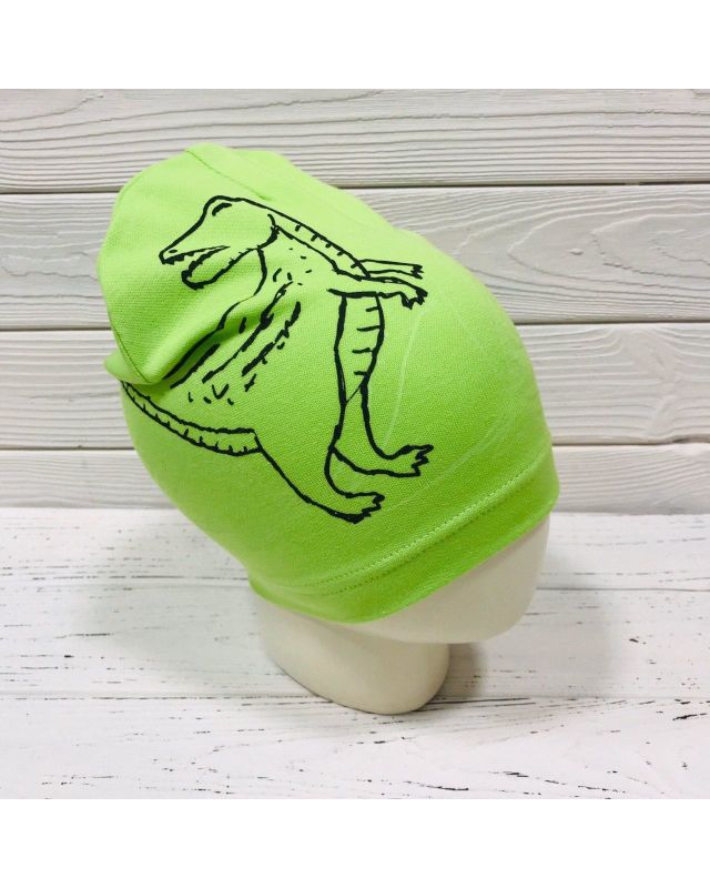 Модная шапка на мальчика Barbaras TB 128/O, цвет зеленый