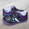 Туфлі DDStep для дівчинки, шкіряні 040-421EM Black