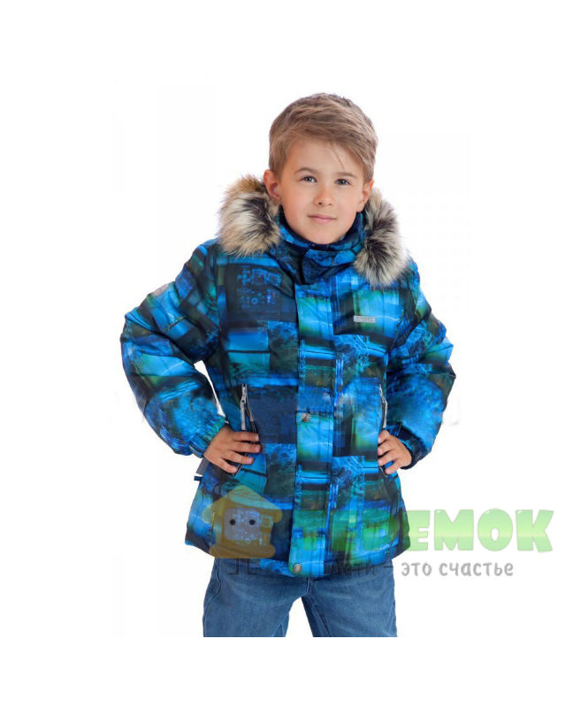 Зимова куртка Ленне 18367/6370 Sonny для хлопчика, колір синій