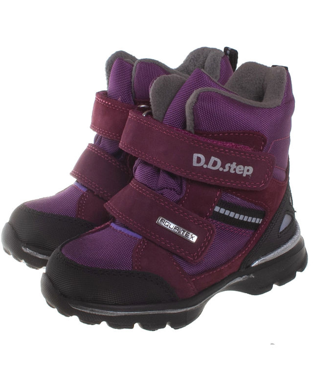 Зимние ботинки DD Step F651-712 BM для девочек