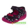 Текстильная обувь Viggami Zosia kwiatki для маленькой девочки