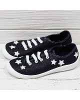 Текстильная обувь 3F Malwa 4BT14/7 для девочки, цвет синий/звезды