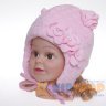 Зимова шапка TuTu 3-002016 рожевий колір