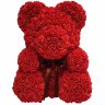 Мишко з троянд червоного кольору 27 см
