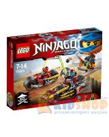 Конструктор LEGO Ninjago погоня на ниндзяциклах 70600