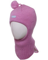Шапка шолом для дівчинки Lenne Macle зимова, 48-50 розміри, колір ніжно-рожевий, розпродаж