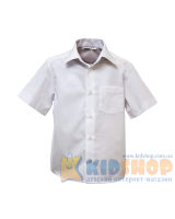 Рубашка школьная Bebepa короткий рукав белый