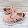 Кросівки Tomm для дівчинки 7181 B рожевого кольору, на липучках